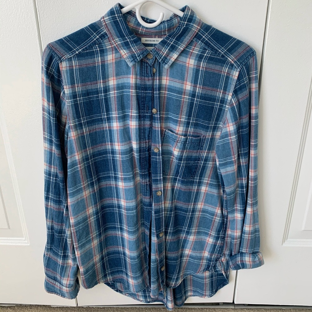 Blue flannel